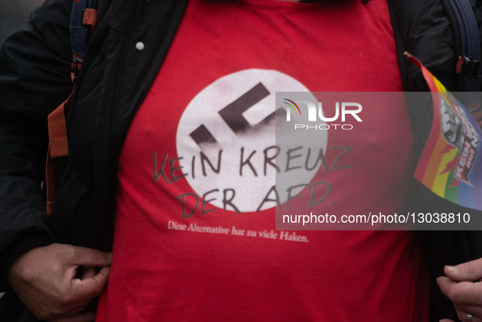 Protets Against AFD New AFD Youth New Organization In Giessen