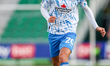 Isaac Fletcher of Barrow AFC runs with the ball during the Sky Bet League 2 match between...
