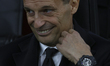Massimiliano Allegri is in action during the Serie A match between AC Milan and SS Lazio i...