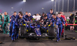 Carlos Sainz Jr. of Spain drives the (55) Atlassian Williams Racing FW47 Mercedes during t...