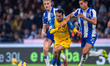 Ricard Sanchez from Estoril Praia is seen in action during the Liga Portugal Betclic match...