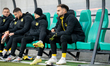 Rafael Lopes sits on the bench during the game between Wieczysta Krakow and Slask Wroclaw...