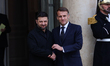 In Paris, France, on January 12, 2025, the French President Emmanuel Macron welcomes Volod...
