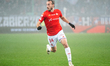 Raoul Giger plays during the game between Wisla Krakow and Stal Mielec in Krakow, Poland,...