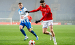 Marko Bozic plays during the game between Wisla Krakow and Stal Mielec in Krakow, Poland,...