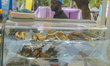 Vendors await customers during the Firewood Jollof Festival 2.0 at Muri Okunola Park in Vi...