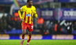 Mamadou Doumbia of Watford FC moves forward during the Sky Bet Championship match between...