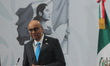 Singaporean President Tharman Shanmugaratnam speaks during a news conference as part of hi...