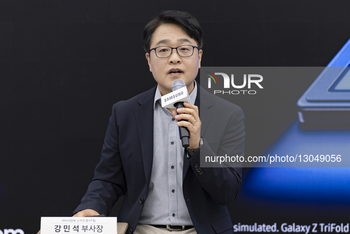 Samsung Unveils Galaxy Z TriFold At Gangnam Media Event