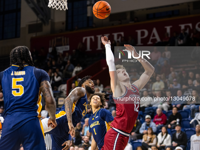 La Salle Vs Penn NCAA Men's Basketball