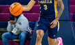 ERIC ACKER (3) of the La Salle Explorers possesses the ball during an NCAA men's basketbal...