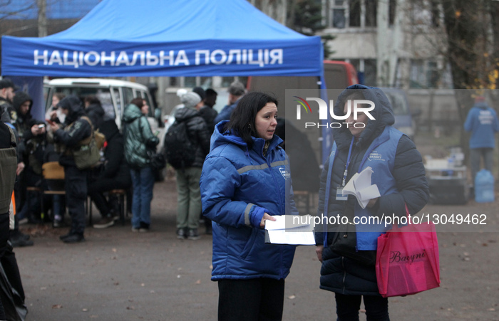 Consequences of Russian ballistic missile strike on Dnipro