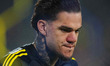 Ederson (Fenerbahce)  looks on during the Super Lig  match between Fenerbahce and Galatasa...