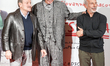 ALDO BAGLIO, GIOVANNI STORTI, and GIACOMO PORETTI attend the photocall of the movie "Attit...
