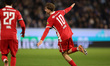 Sven Mijnans of AZ celebrates after scoring the goal during the match PEC Zwolle vs AZ Alk...