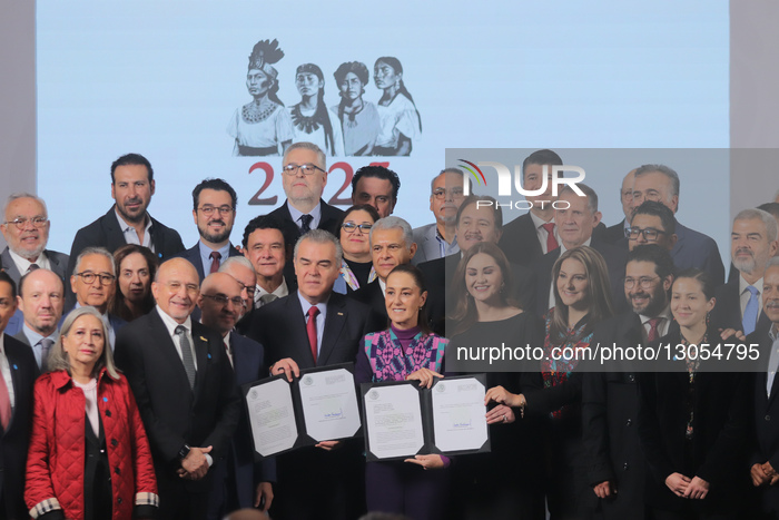 Mexico’s President Claudia Sheinbaum Holds Briefing