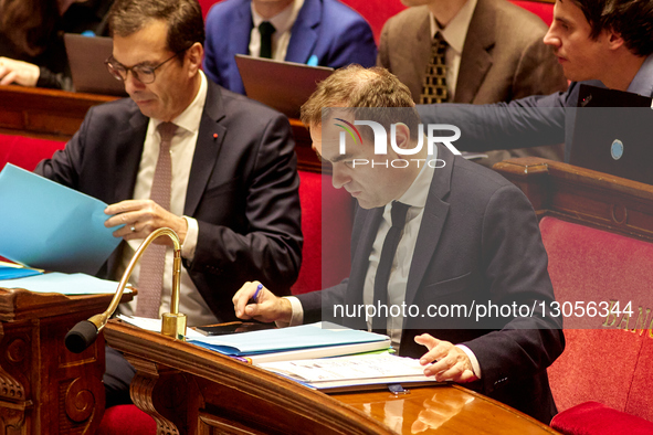 France's Prime Minister Sebastien Lecornu attends a session devoted to the second reading of the 2026 Social Security Budget Bill (PLFSS) at... by Adnan Farzat/NurPhoto