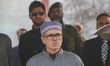 Omar Abdullah, Chief Minister of Jammu and Kashmir, is pictured during a passing-out parad...
