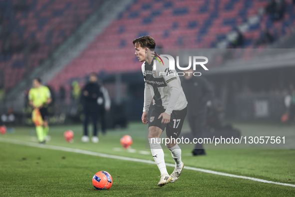Jacob Ondrejka of Parma Calcio 1913 is in action during the Coppa Italia football match between Bologna FC 1909 and Parma Calcio 1913 in Bol... by Emanuele Comincini/NurPhoto