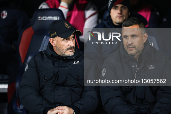 Vincenzo Italiano is the head coach of Bologna FC 1909 during the Coppa Italia football match between Bologna FC 1909 and Parma Calcio 1913... by Emanuele Comincini/NurPhoto