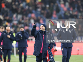Riccardo Orsolini of Bologna FC 1909 participates in the Coppa Italia football match between Bologna FC 1909 and Parma Calcio 1913 in Bologn... by Emanuele Comincini/NurPhoto