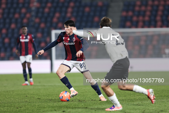 Giovanni Fabbian of Bologna FC 1909 is in action during the Coppa Italia football match between Bologna FC 1909 and Parma Calcio 1913 in Bol... by Emanuele Comincini/NurPhoto