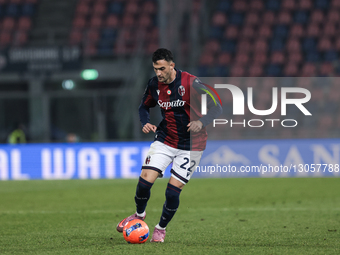 Charalampos Lykogiannis of Bologna FC 1909 is in action during the Coppa Italia football match between Bologna FC 1909 and Parma Calcio 1913... by Emanuele Comincini/NurPhoto