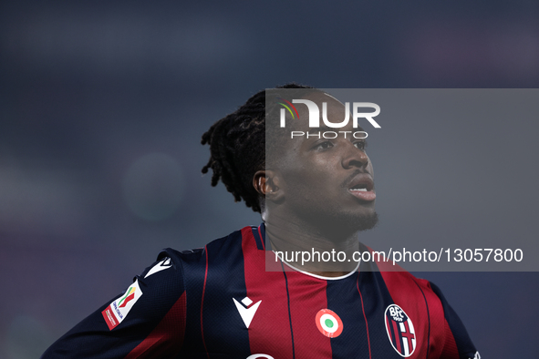 Jonathan Rowe of Bologna FC 1909 is in action during the Coppa Italia football match between Bologna FC 1909 and Parma Calcio 1913 in Bologn... by Emanuele Comincini/NurPhoto