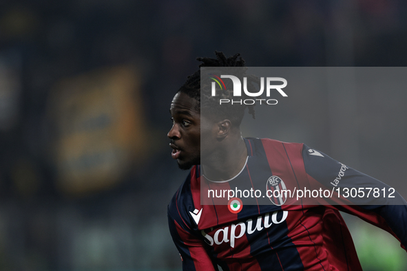 Jonathan Rowe of Bologna FC 1909 is in action during the Coppa Italia football match between Bologna FC 1909 and Parma Calcio 1913 in Bologn... by Emanuele Comincini/NurPhoto