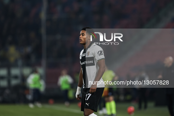 Sascha Britschgi of Parma Calcio 1913 is in action during the Coppa Italia football match between Bologna FC 1909 and Parma Calcio 1913 in B... by Emanuele Comincini/NurPhoto