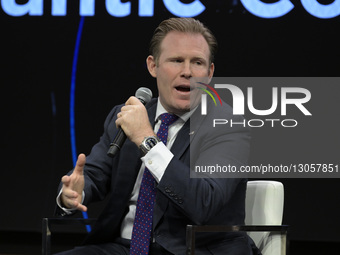 Andrew Giuliani of the White House Task Force on the FIFA World Cup 2026 delivers remarks about Beyond the Game: The New Frontiers of Sports... by Lenin Nolly/NurPhoto