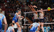 Lina Alsmeier of Igor Gorgonzola Novara is in action during the CEV Cup in Novara, Italy,...