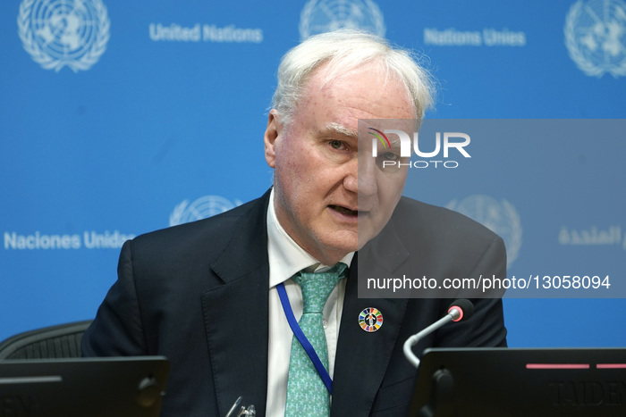NY: UN Press Conference On The Humanitarioan Crisis In Ukraine