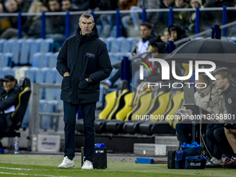 De Graafschap trainer Marinus Dijkhuizen is present during the match between Vitesse and De Graafschap at the GelreDome for the Dutch Keuken... by EYE4images/NurPhoto