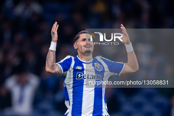Borja Sainz from FC Porto reacts to a missed opportunity during the Allianz Cup 2025/26 match between FC Porto and Vitoria SC at Estadio do... by Miguel Lemos/NurPhoto