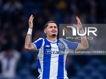 Borja Sainz from FC Porto reacts to a missed opportunity during the Allianz Cup 2025/26 match between FC Porto and Vitoria SC at Estadio do... by Miguel Lemos/NurPhoto