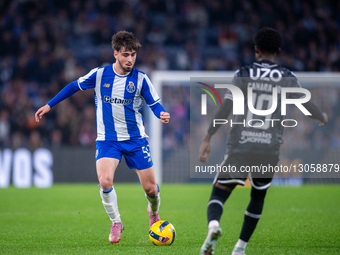 Martim Fernandes from FC Porto is seen in action during the Allianz Cup 2025/26 match between FC Porto and Vitoria SC at Estadio do Dragao i... by Miguel Lemos/NurPhoto