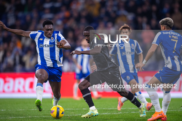 Beni from Vitoria SC is seen in action during the Allianz Cup 2025/26 match between FC Porto and Vitoria SC at Estadio do Dragao in Porto, P...