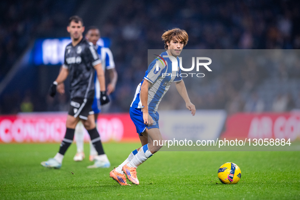 Rodrigo Mora from FC Porto is seen in action during the Allianz Cup 2025/26 match between FC Porto and Vitoria SC at Estadio do Dragao in Po... by Miguel Lemos/NurPhoto