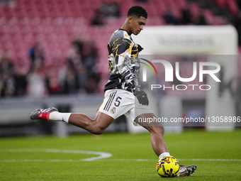 Jude Bellingham central midfield of Real Madrid and England during the warm-up before the La Liga EA Sports match between Athletic Club and... by Jose Breton/NurPhoto