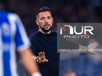 Francesco Farioli, head coach of FC Porto, reacts during the Allianz Cup 2025/26 match between FC Porto and Vitoria SC at Estadio do Dragao... by Miguel Lemos/NurPhoto