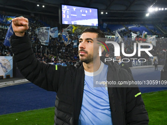 Mattia Zaccagni of S.S. Lazio stands at the end of the match during the round of 16 of the Coppa Italia Frecciarossa between S.S. Lazio and... by Domenico Cippitelli/NurPhoto