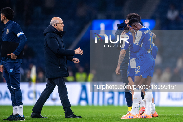 Zaidu from FC Porto appears sad after the loss during the Allianz Cup 2025/26 match between FC Porto and Vitoria SC at Estadio do Dragao in... by Miguel Lemos/NurPhoto