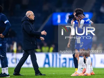 Zaidu from FC Porto appears sad after the loss during the Allianz Cup 2025/26 match between FC Porto and Vitoria SC at Estadio do Dragao in... by Miguel Lemos/NurPhoto