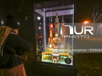 KRAKOW, POLAND – DECEMBER 4:
A view of the Nativity Scene at Planty Park amid foggy conditions in Krakow, Poland, on December 4, 2025.  by Artur Widak/NurPhoto