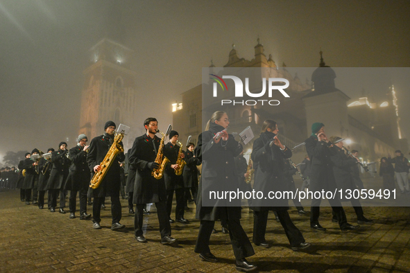 KRAKOW, POLAND – DECEMBER 4:
Students, staff and members of the mining community from the AGH University of Science and Technology join the... by Artur Widak/NurPhoto
