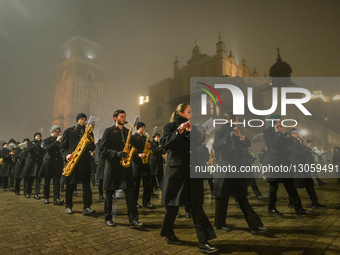 KRAKOW, POLAND – DECEMBER 4:
Students, staff and members of the mining community from the AGH University of Science and Technology join the... by Artur Widak/NurPhoto