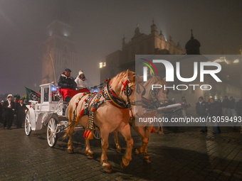 KRAKOW, POLAND – DECEMBER 4:
Students, staff and members of the mining community from the AGH University of Science and Technology join the... by Artur Widak/NurPhoto