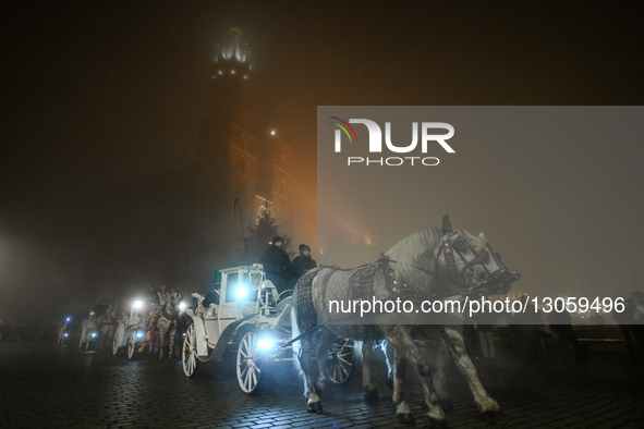 KRAKOW, POLAND – DECEMBER 4:
Students, staff and members of the mining community from the AGH University of Science and Technology join the... by Artur Widak/NurPhoto