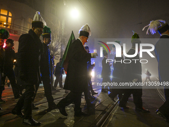 KRAKOW, POLAND – DECEMBER 4:
Students, staff and members of the mining community from the AGH University of Science and Technology join the... by Artur Widak/NurPhoto